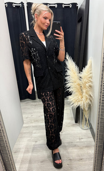 N-Leanne blazer - black