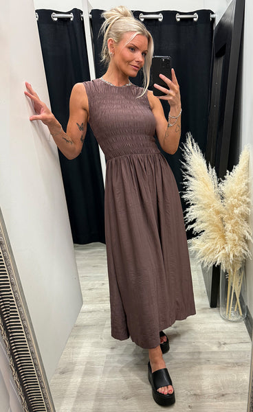 Sorellia dress - brown lilac