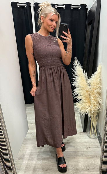 Sorellia dress - brown lilac