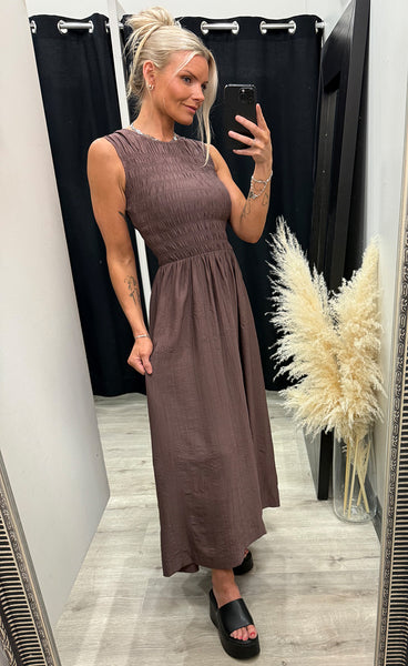 Sorellia dress - brown lilac