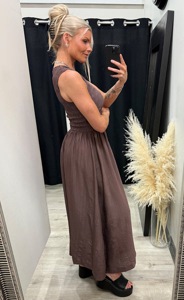 Sorellia dress - brown lilac