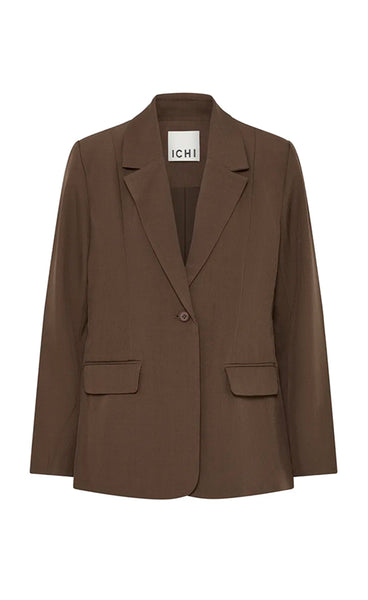 Fava long blazer - slate