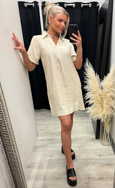 Jett dress 2 - sandshell melange