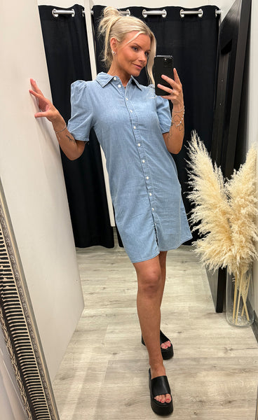 Ancey dress 3 - washed medium blue