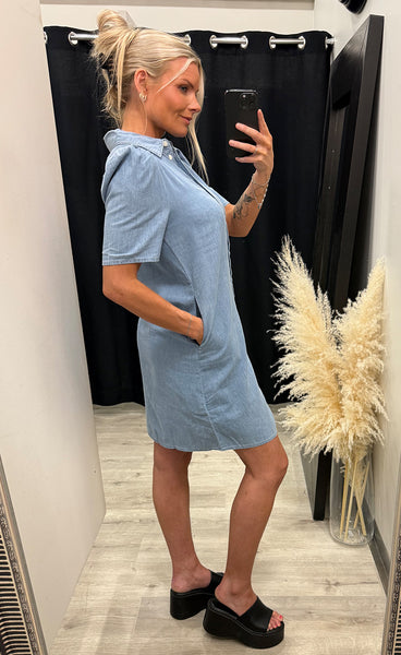 Ancey dress 3 - washed medium blue
