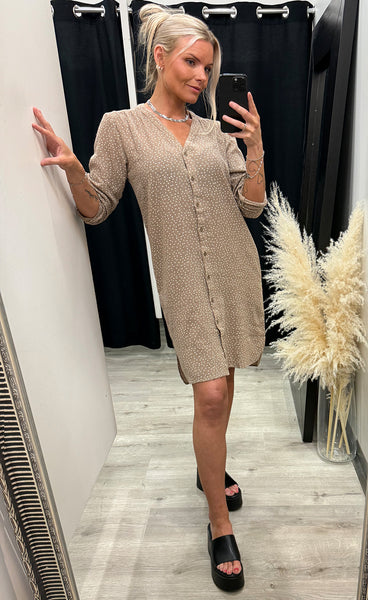 Bobbi dress 6 - dots mountain white