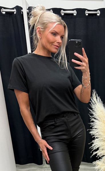 Palmer loose tee - black