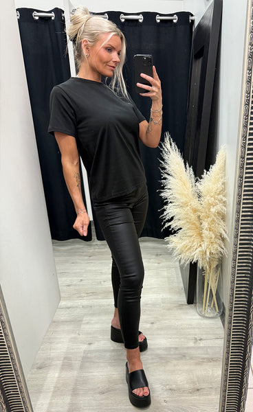 Palmer loose tee - black