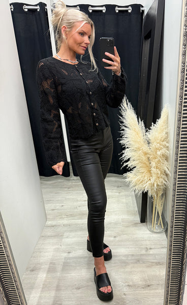 Prim cardigan 1 - black