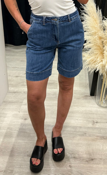 Atlanta shorts 1 - mid blue denim
