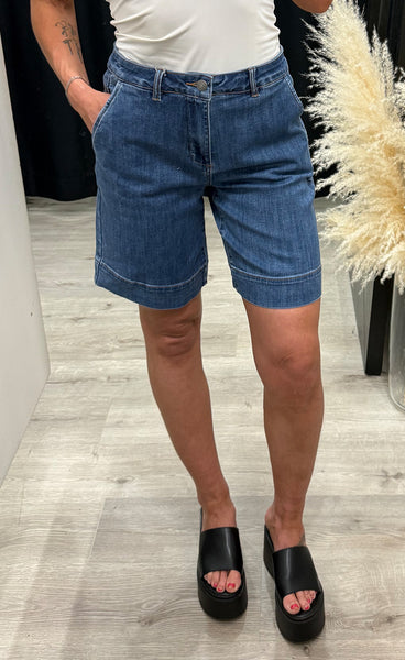 Atlanta shorts 1 - mid blue denim