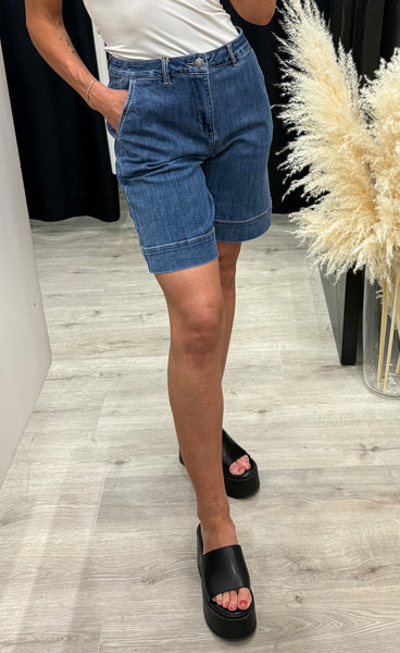 Atlanta shorts 1 - mid blue denim