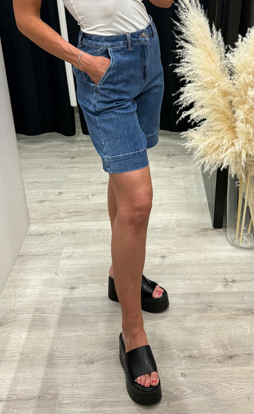 Atlanta shorts 1 - mid blue denim