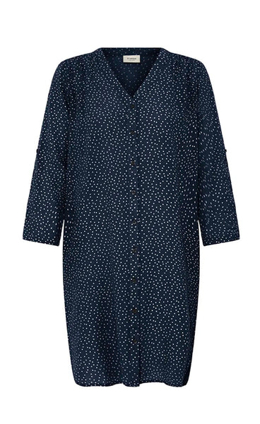Bobbi dress 6 - dots navy