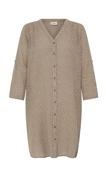Bobbi dress 6 - dots mountain white