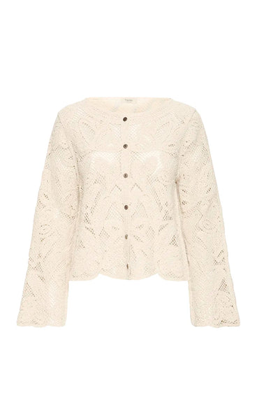 Prim cardigan 1 - oatmeal