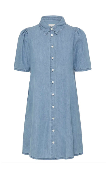 Ancey dress 3 - washed medium blue