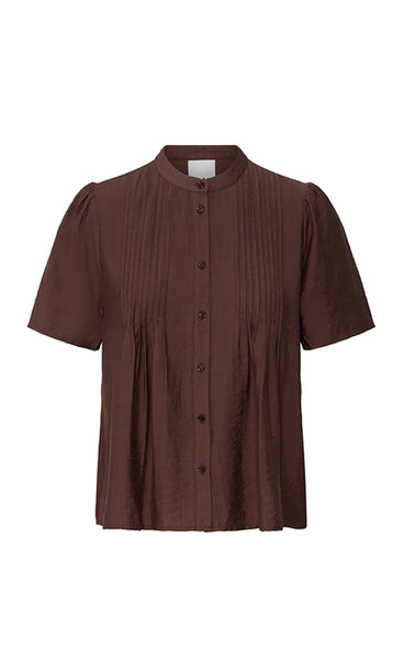 Wilma shirt 2 - coffee