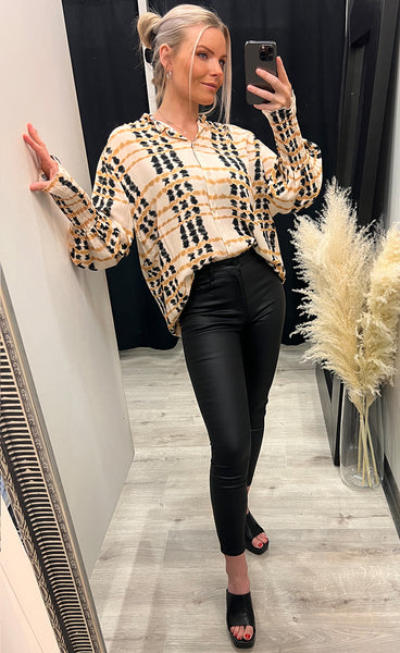 Irina blouse 1 - mauve chalk