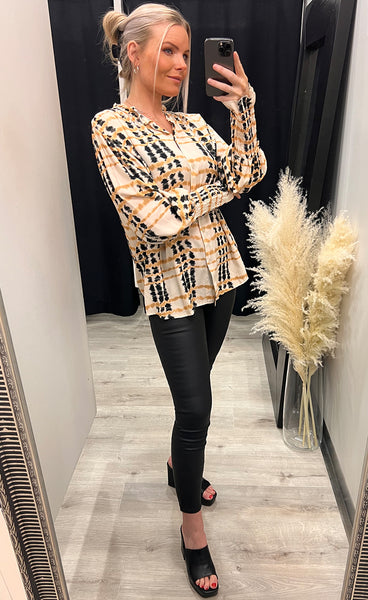 Irina blouse 1 - mauve chalk