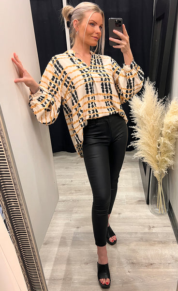 Irina blouse 2 - mauve chalk