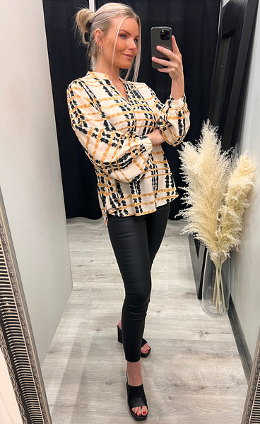 Irina blouse 2 - mauve chalk