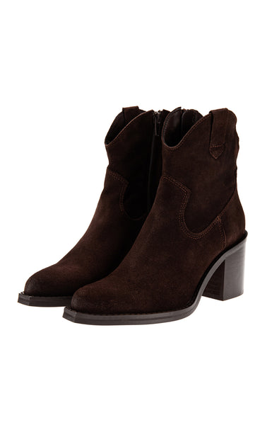 JoDis Anila ökklaskór - dark brown suede leather
