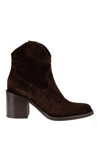 JoDis Anila ökklaskór - dark brown suede leather