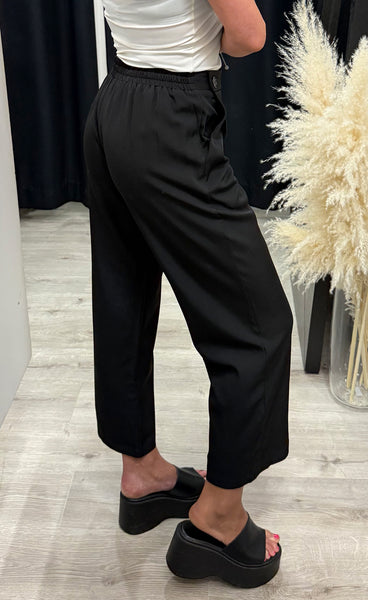 Viksa crop pants - black