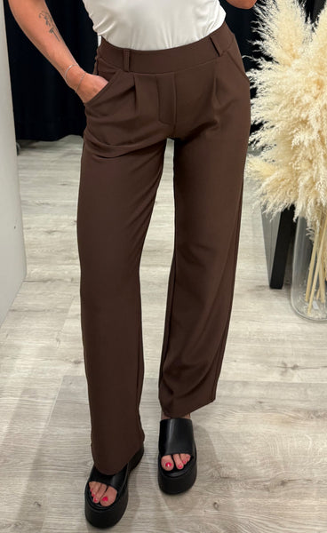 Teygju buxur 3312-70 - brown