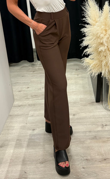 Teygju buxur 3312-70 - brown