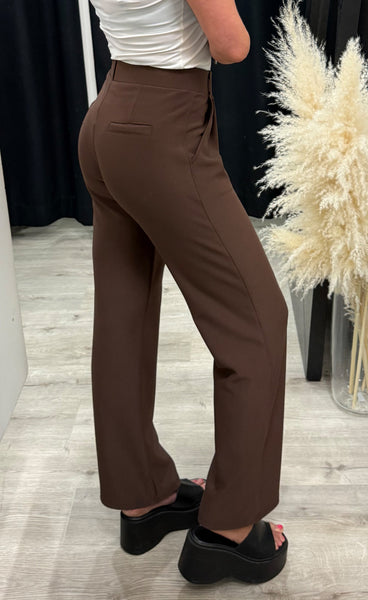 Teygju buxur 3312-70 - brown