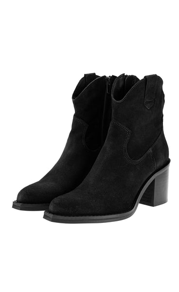 JoDis Anila ökklaskór - black suede leather