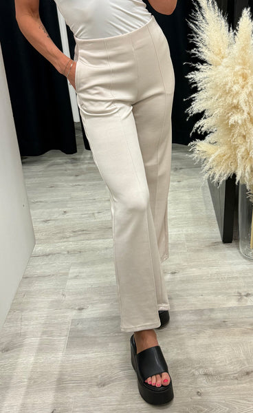 Teygju buxur 3312-86 - light beige