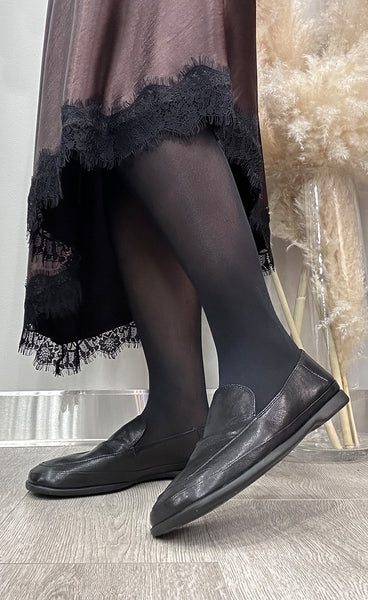 Vagabond Sammie mokkasínur - black leather