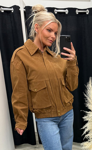 Sidney suede jacket 9208 - camel