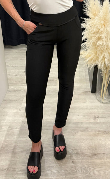 Zac jeggings 3312-5 - black