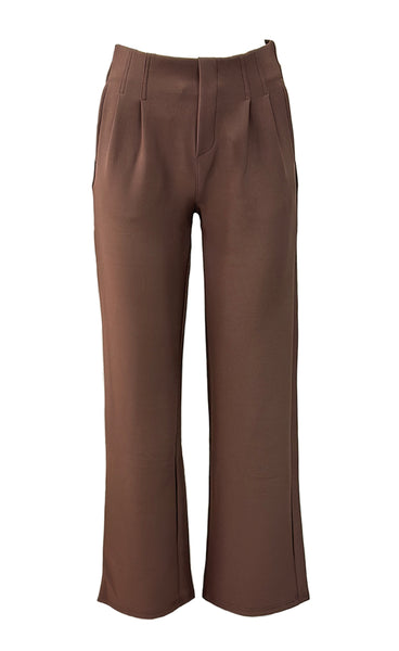 Teygju buxur 3312-71 - brown