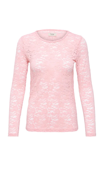 FRANSA Detala tee 1 - silver pink