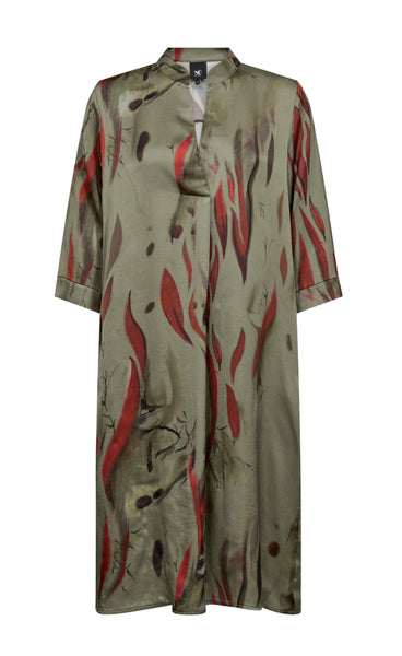 Cilje tunic dress - army mix