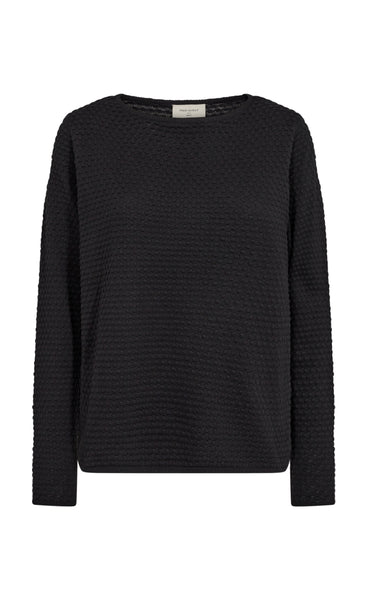 FREEQUENT Dodo dottie pullover - black