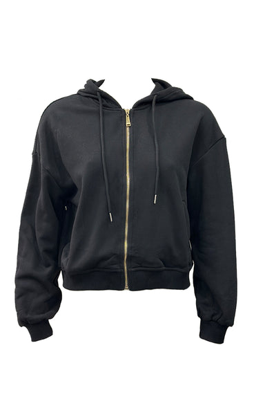 Crop hettupeysa 9887 - black