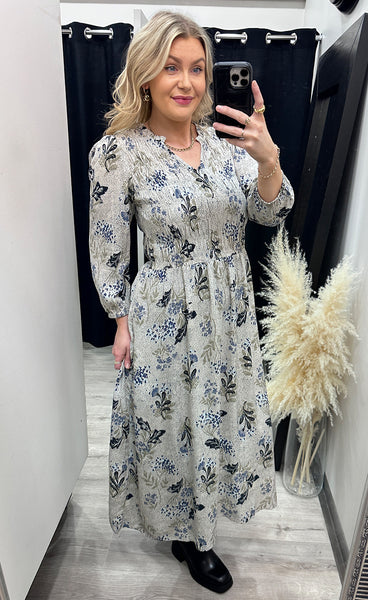 Lalu dress 1 - pumicestone bloom