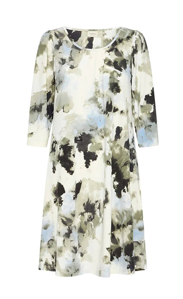 Seen dress 14 - watercolour bloom ice