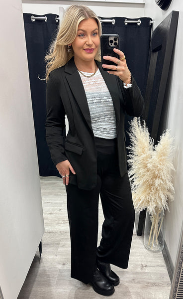 Kate long blazer 4 - black