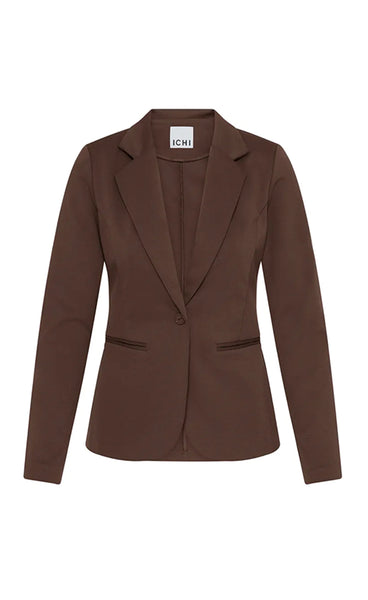 ICHI Kate blazer - chicory coffee