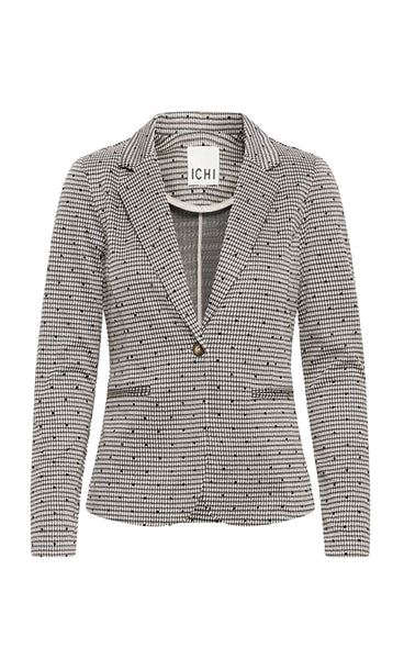 Kate checkit blazer - small check/flock dot