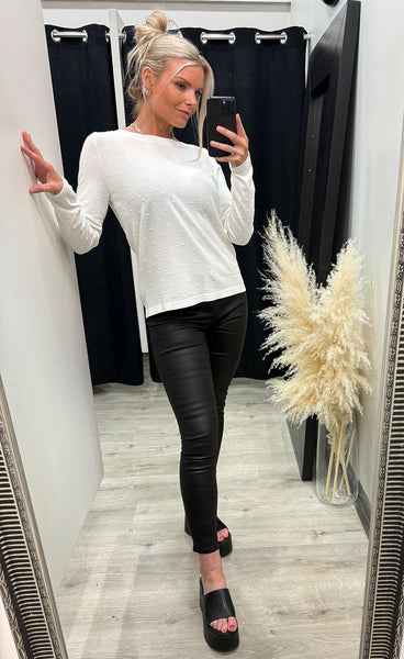 Karianne pullover 1 - whisper white