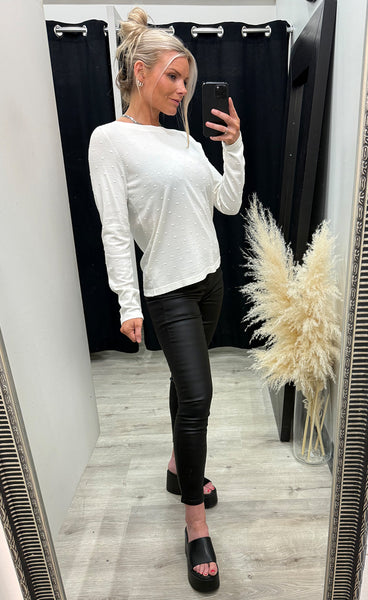 Karianne pullover 1 - whisper white