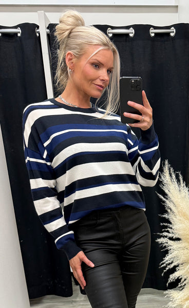 Melani pullover 18 - salute stripe stripe
